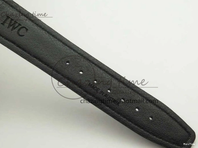 MIROTIME 0306 Supportive Portofino Automatic SS AF 1:1 Best Edition White Dial on Black Croco Leather Strap A 7184